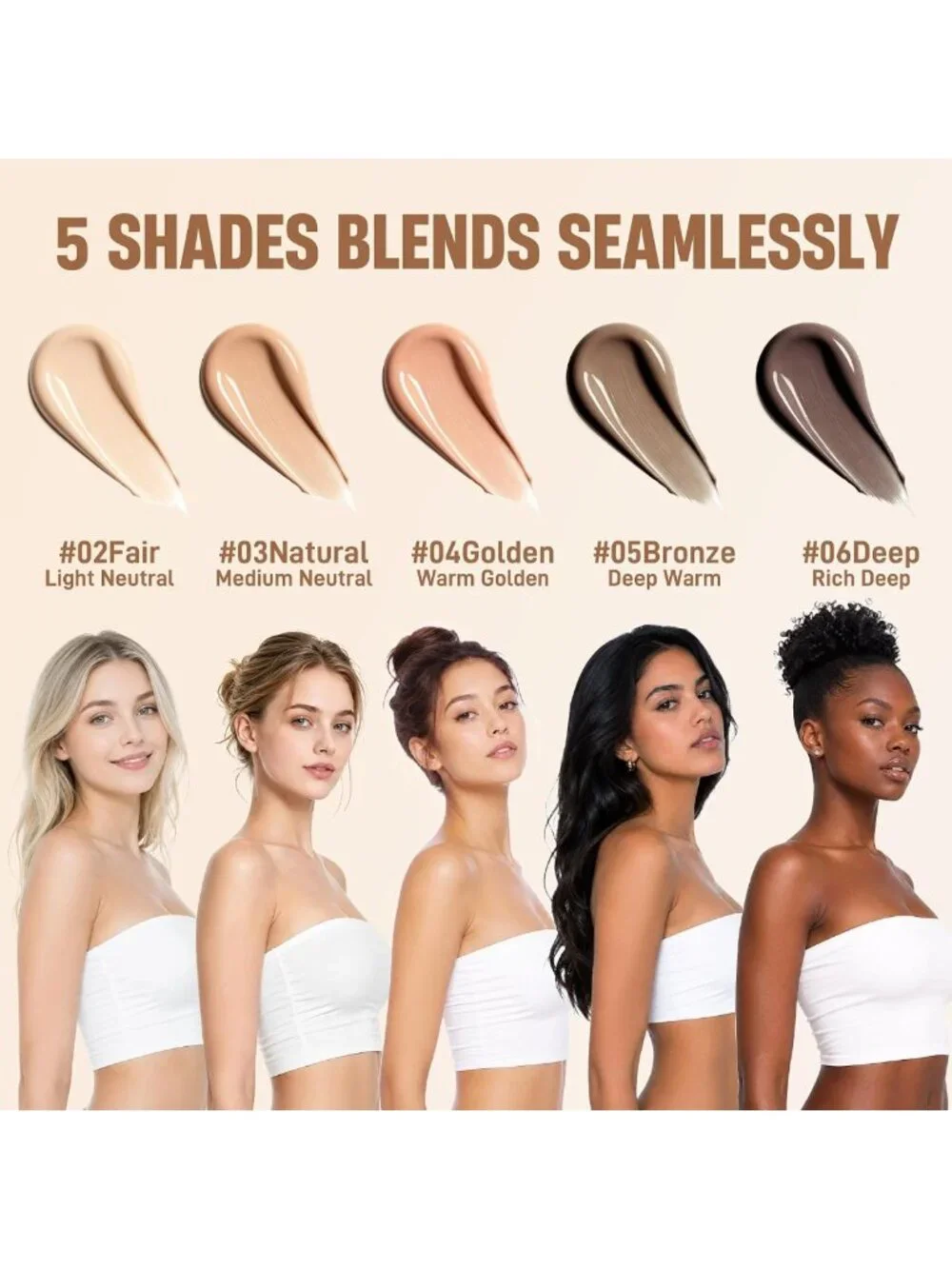 Waterproof Tattoo Cover-Up Makeup Concealer - Full Coverage Body Makeup, Fair
